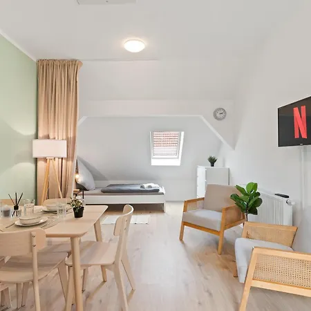 Appartement Moderne Monteurwohnungen In Zentrum Kitchen, Wifi, Smart Tv