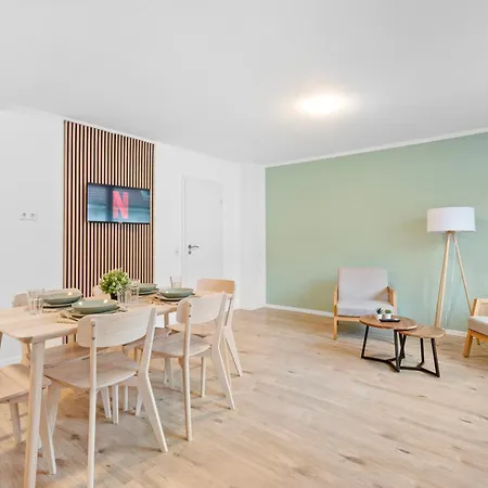 Moderne Monteurwohnungen In Zentrum Kitchen, Wifi, Smart Tv Appartement