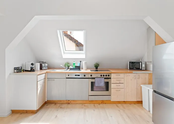 Moderne Monteurwohnungen In Zentrum Kitchen, Wifi, Smart Tv * נורטינגן