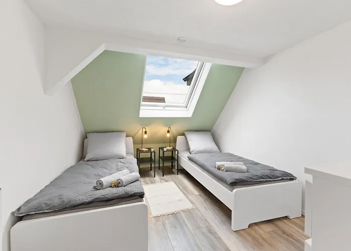 דירה Moderne Monteurwohnungen In Zentrum Kitchen, Wifi, Smart Tv