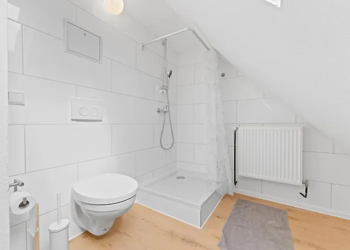 דירה Moderne Monteurwohnungen In Zentrum Kitchen, Wifi, Smart Tv נורטינגן