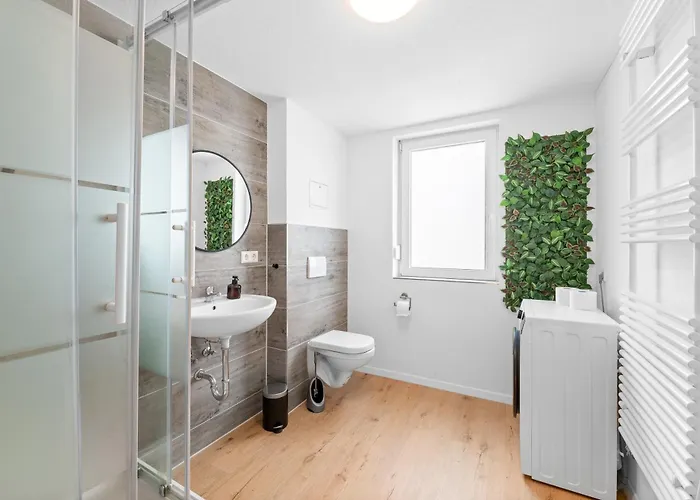 דירה Moderne Monteurwohnungen In Zentrum Kitchen, Wifi, Smart Tv נורטינגן