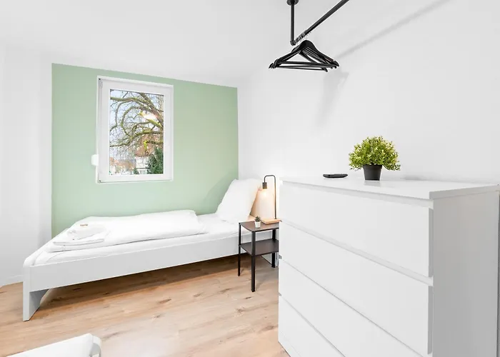 דירה Moderne Monteurwohnungen In Zentrum Kitchen, Wifi, Smart Tv נורטינגן