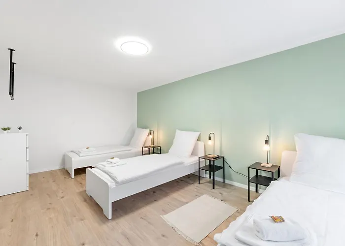 דירה Moderne Monteurwohnungen In Zentrum Kitchen, Wifi, Smart Tv *